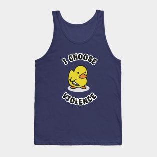 Cute Violence Duck Tank Top